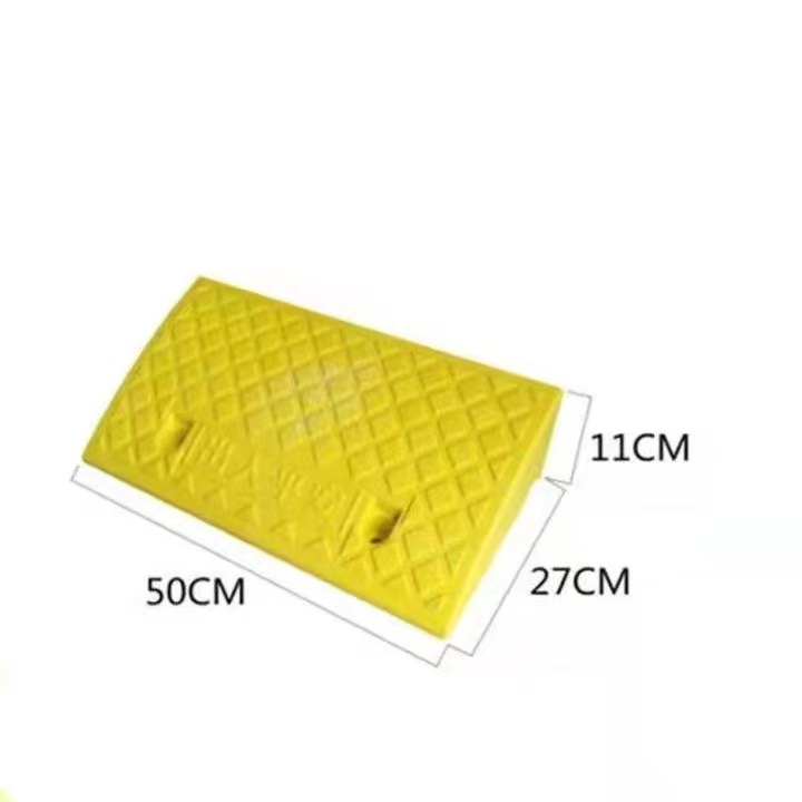 50*27*11cm Curb Ramps Mat Heavy Duty Slope Pad For Car Truck Driveway ...