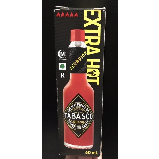 Tabasco Scorpion Extra Hot Pepper Sauce 60mL Shopee Philippines