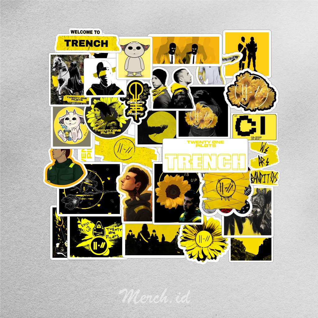 Twenty One pilots Band Sticker/Tumblr Sticker Laptop Case Handphone ...