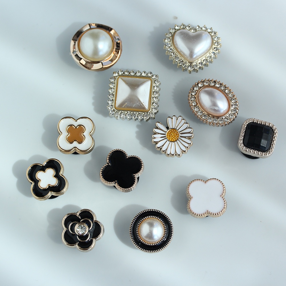 20pcs/set Shining Jibbitz Crocs Rhinestone Crystal Shoe Charms for