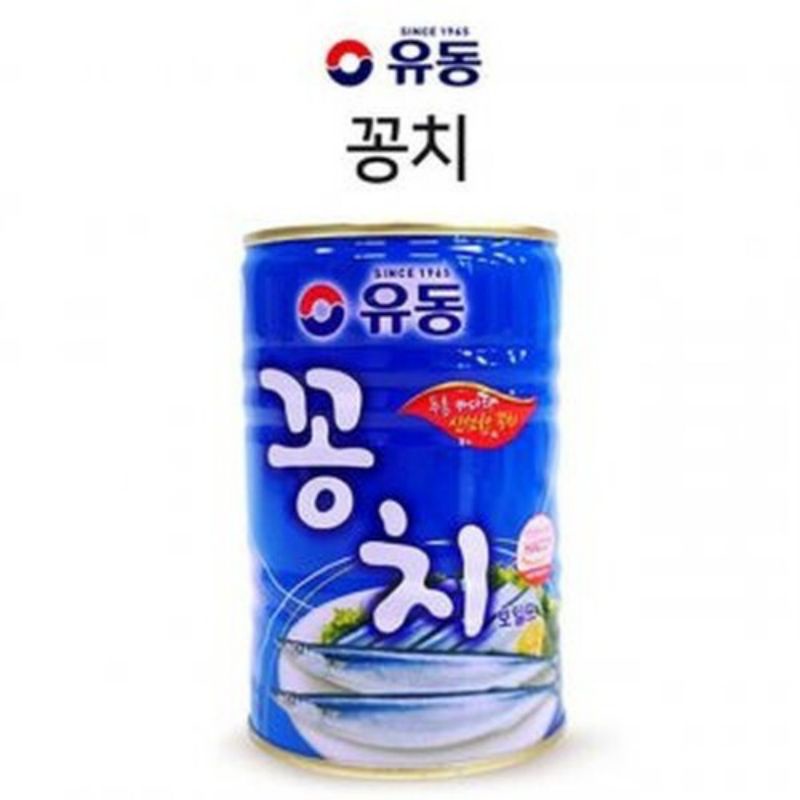 Boiled Mackerel Canned 140g (Korean Yoodong Boiled Mackerel in Can