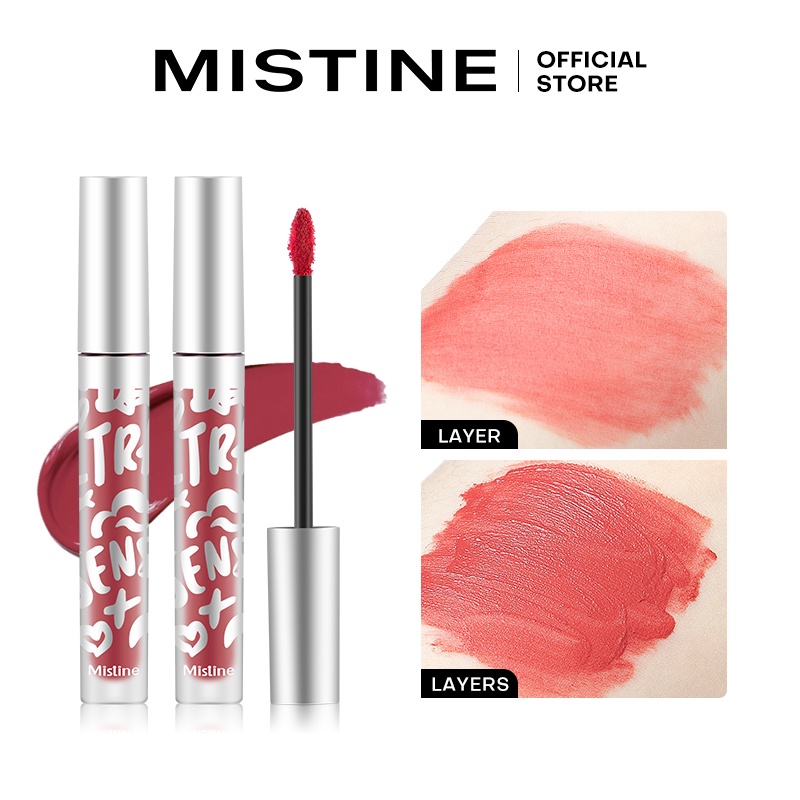 MISTINE Cloudy Matte Lip Glaze Lipstick 2.5g | Shopee Philippines