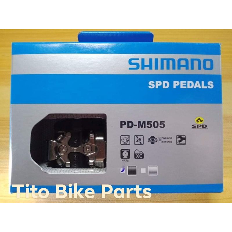 cleats pedal m505