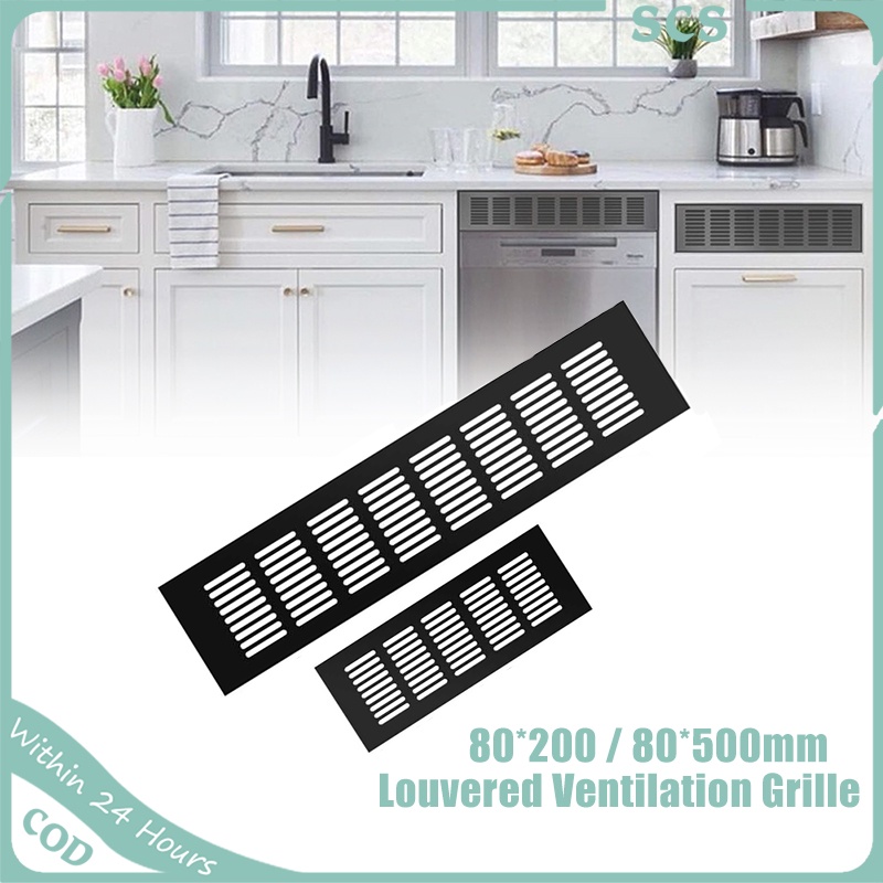 Aluminum Louvered Ventilation Grille Air Vent Square Vent Cover Grille