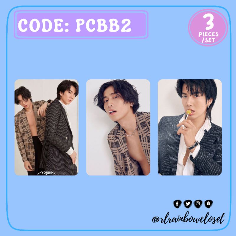 Bible Wichapas store Pastel Official PhotoCard Limited Edition