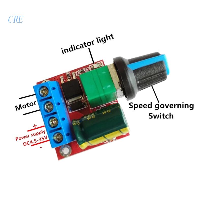 CRE PWM Motor Speed Controller Automatic for DC Motor Regulator Control ...