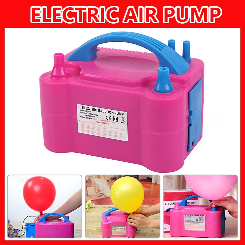 Electric Balloon Inflator High Voltage Double Hole Air Compressor ...