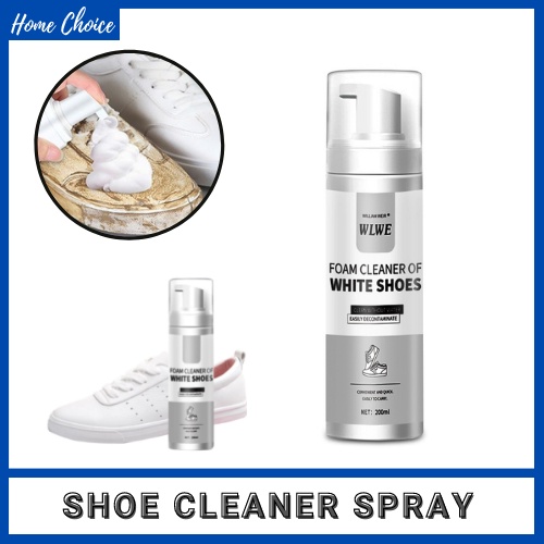 White shoes cleaner 200ml sneaker foam cleaner spray White leather