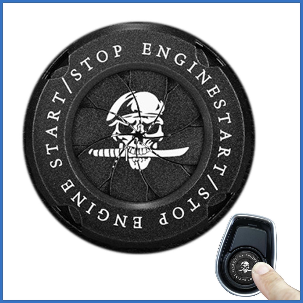Car Start Button Cover Alloy Car Push Start Button Cover Universal Push