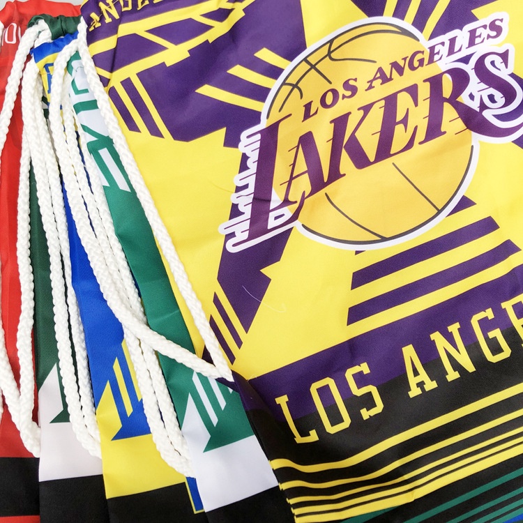 Kobe Curry James Basketball Drawstring Pocket Lakers Warriors Fans Bag ...