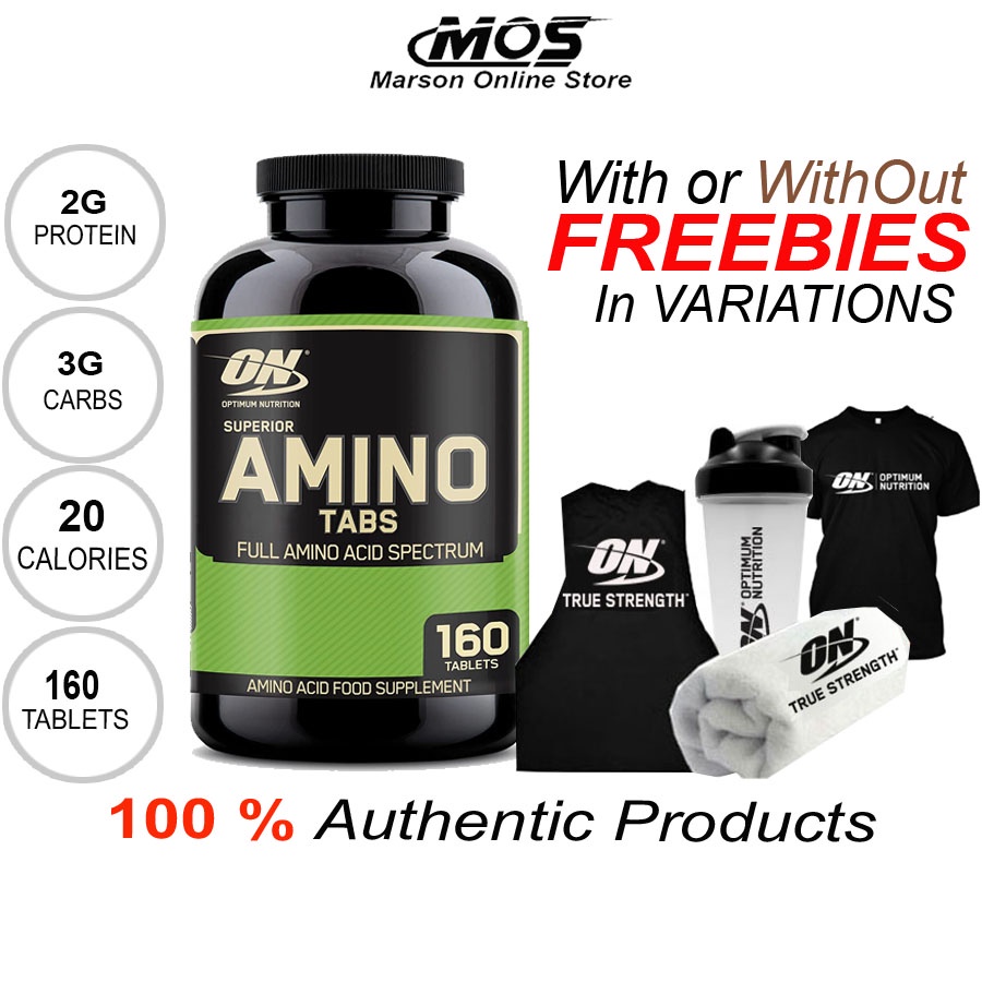 ON Superior Amino 2222 160 Tablets - Optimum Nutrition | Shopee Philippines
