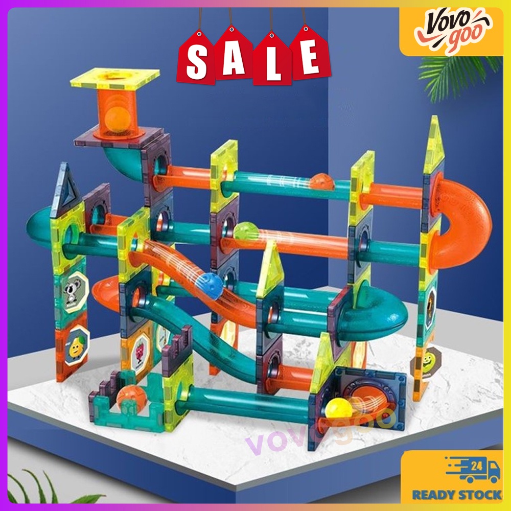 Joyin Marble Run Construction Joyin 236pcs Glowing Marble Run With