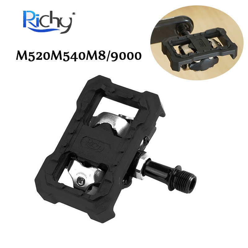 Richy MTB Lock Pedals Turn Flat Pedals Universal Bicycle Pedal