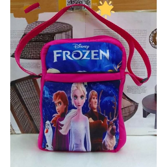 Frozen, Barbie, Jollibee, Lalaloopsy, Roblox and Sonic Kids Sling Bag