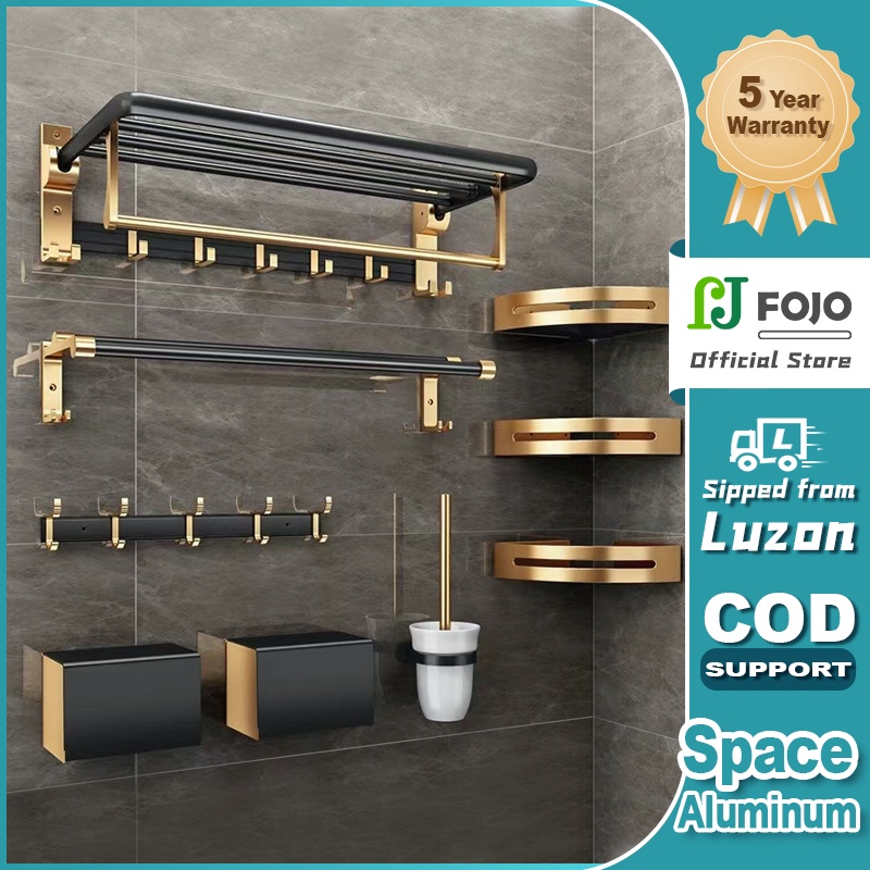 【FOJO】Bathroom storage bathroom rack towel rack toilet rack wall