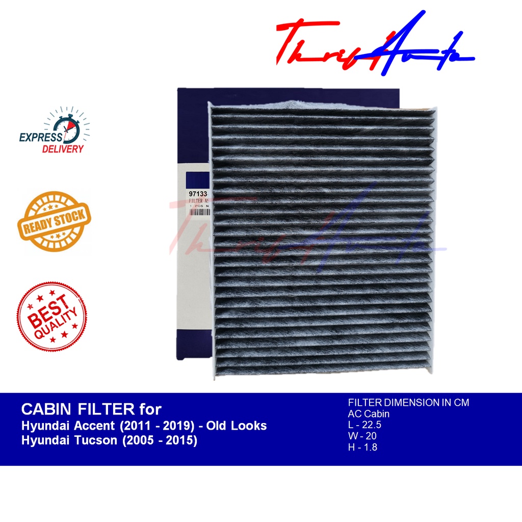 Charcoal cabin filter store for hyundai