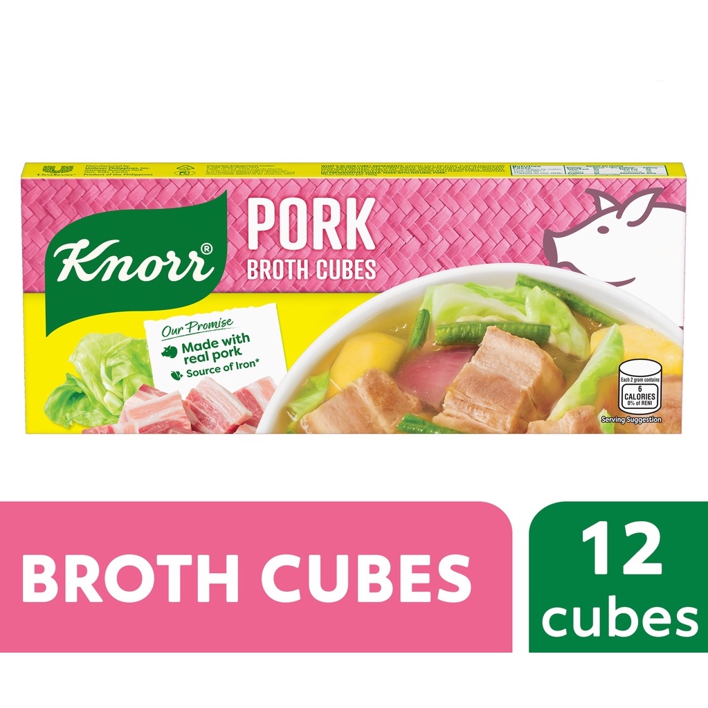 Knorr Pork Broth Cubes (12 Cubes) Shopee Philippines