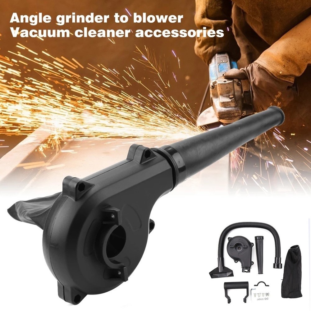 Angle Grinder Converted Into Blower Vacuum Cleaner Cordless Electric