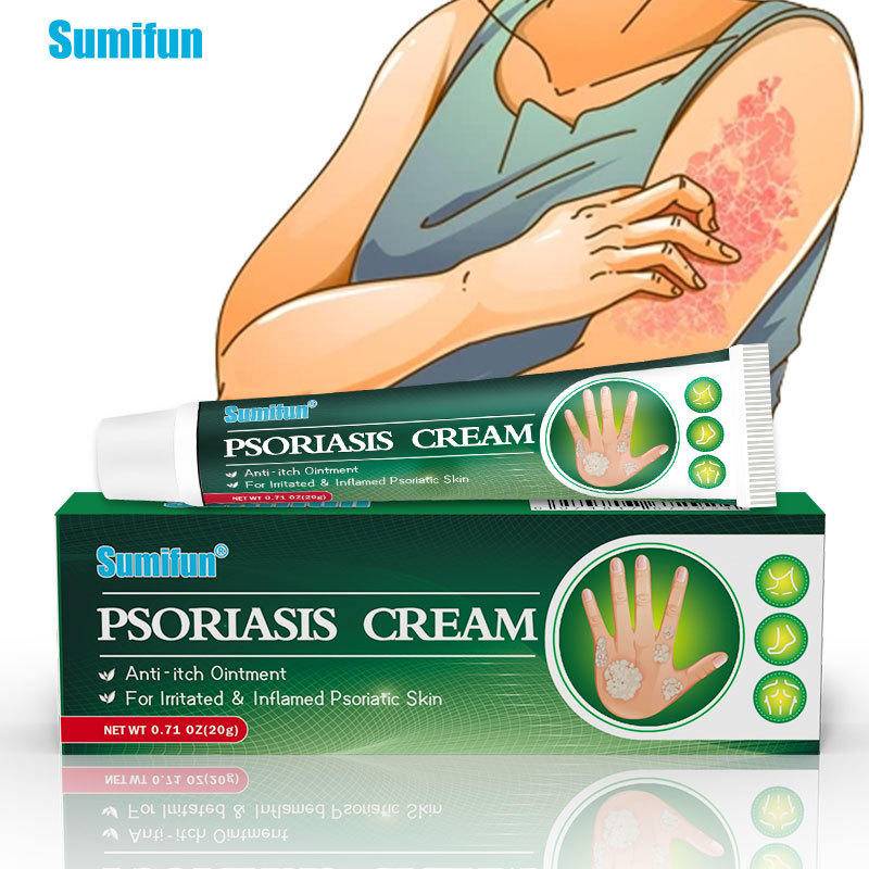 Sumifun Psoriasis Cream 20ml Eczema Ointment Scalp Psoriasis Tinea Odor