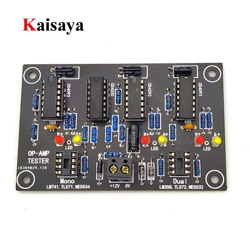Operational amplifier Op amp tester Single op amp Dual op amp TL071