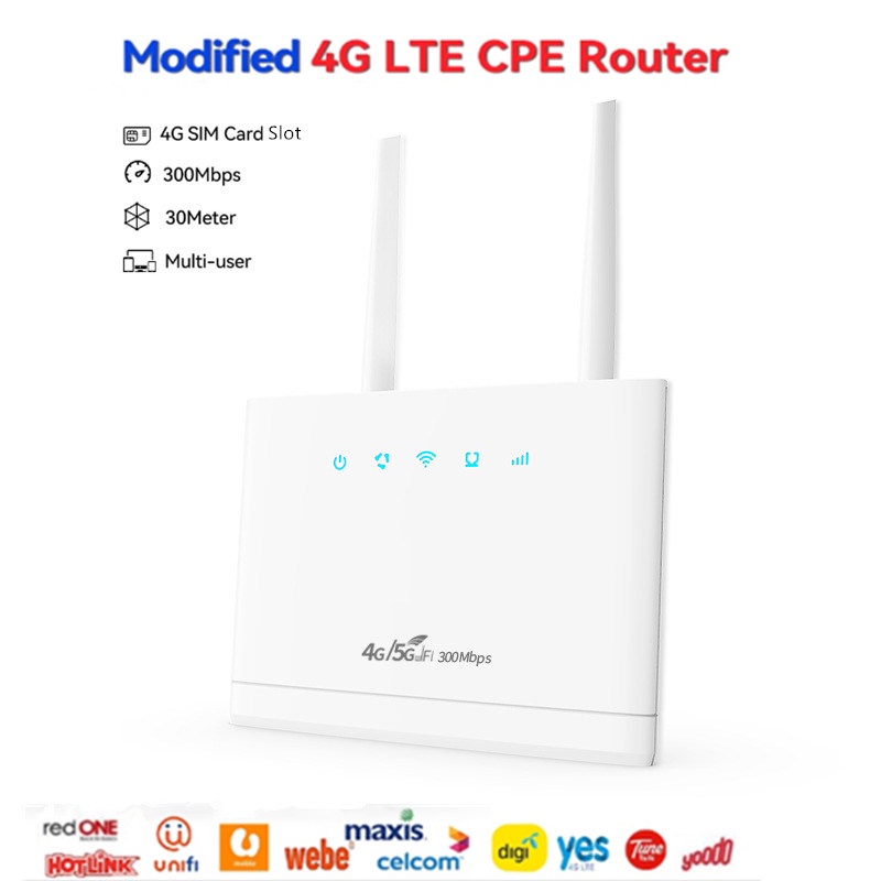 Unlocked R311 Pro Modem Modified 4g Lte Cpe Wifi Router 300mbps Modem Router Pluggable Router 2386