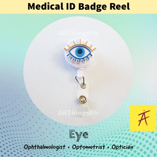 Medical ID Badge Reel - Retractable ID Holder - Med Tech - Rad -  Optometrist - Gift for Doctors
