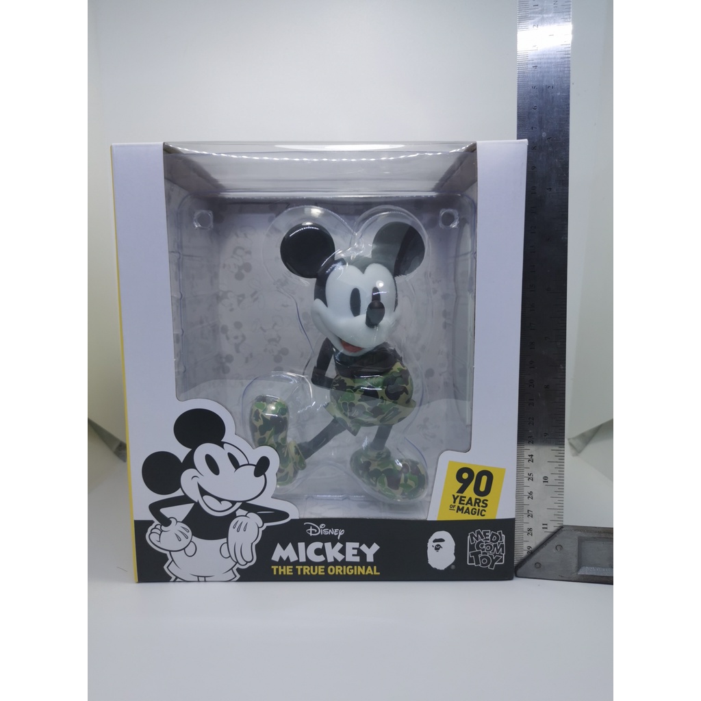 Medicom Toy Vinyl Collectible Doll VCD BAPE x Mickey Mouse Figure