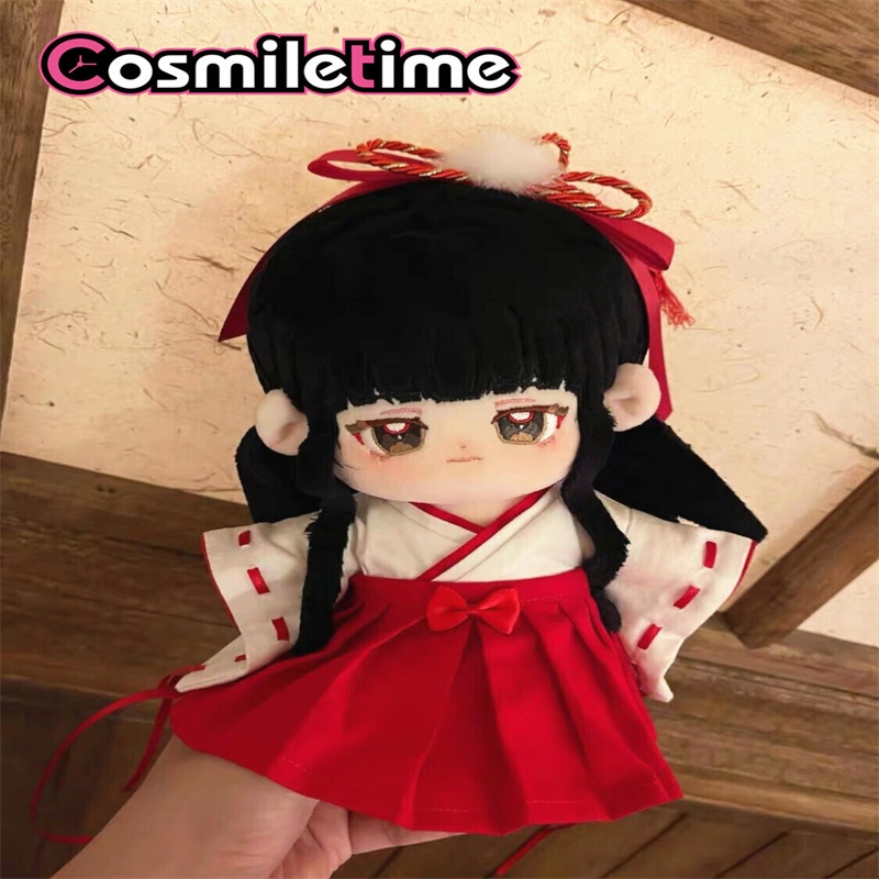 Japanese Anime Inuyasha Kikyo Miko For Plush 20cm Doll Skirt Clothes