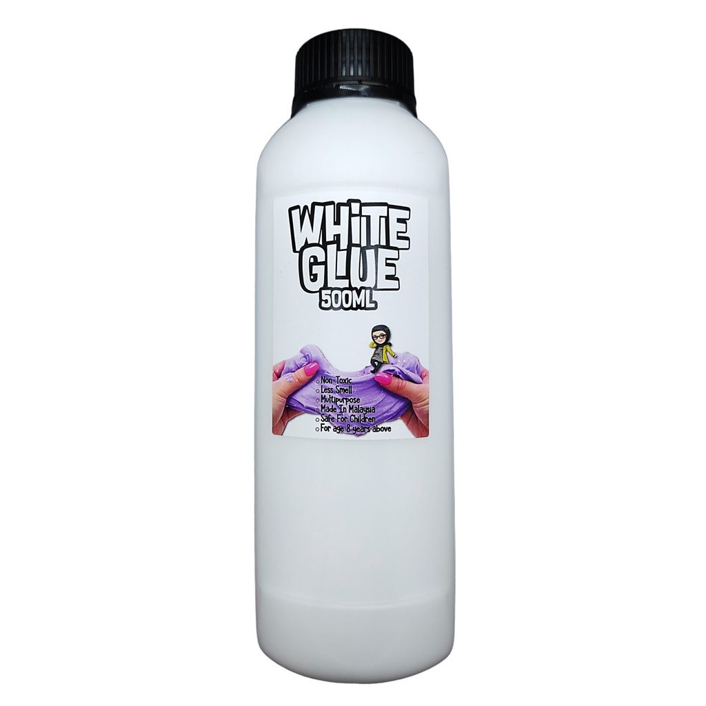 WHITE GLUE / PVA GLUE / GAM SLIME / MAKING SLIME - 500ML ...