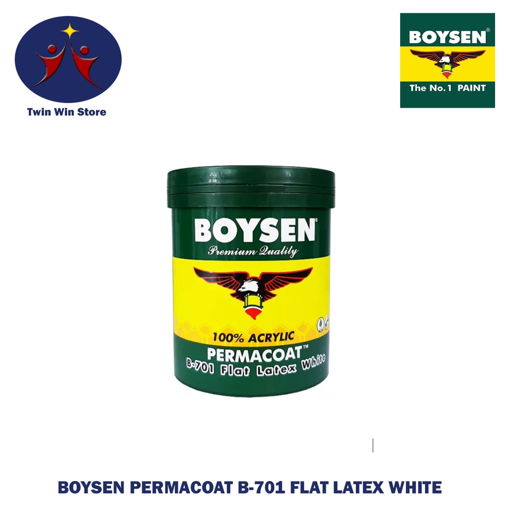 BOYSEN PERMACOAT B-701 FLAT LATEX WHITE | Shopee Philippines