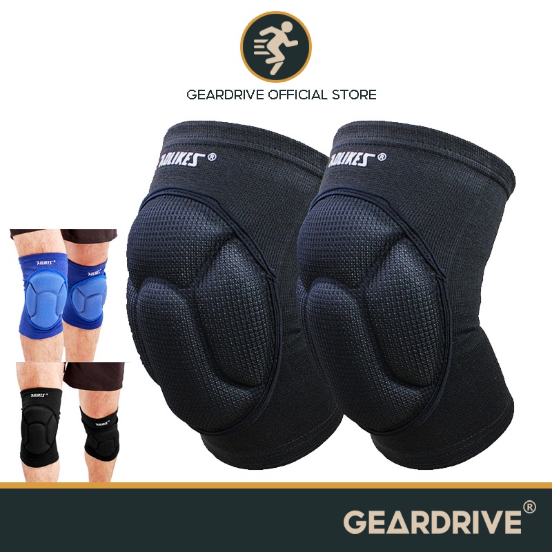 GEARDRIVE Thickening Football Volleyball Extreme Sports Knee Pads Brace ...