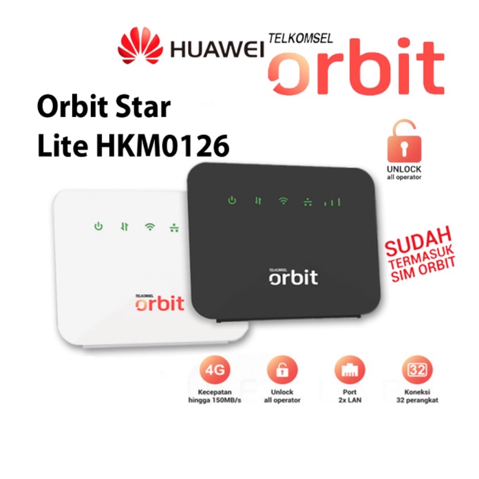 Telkomsel Orbit Star Lite HKM0126 Router Modem - Used Orbit Star Lite ...