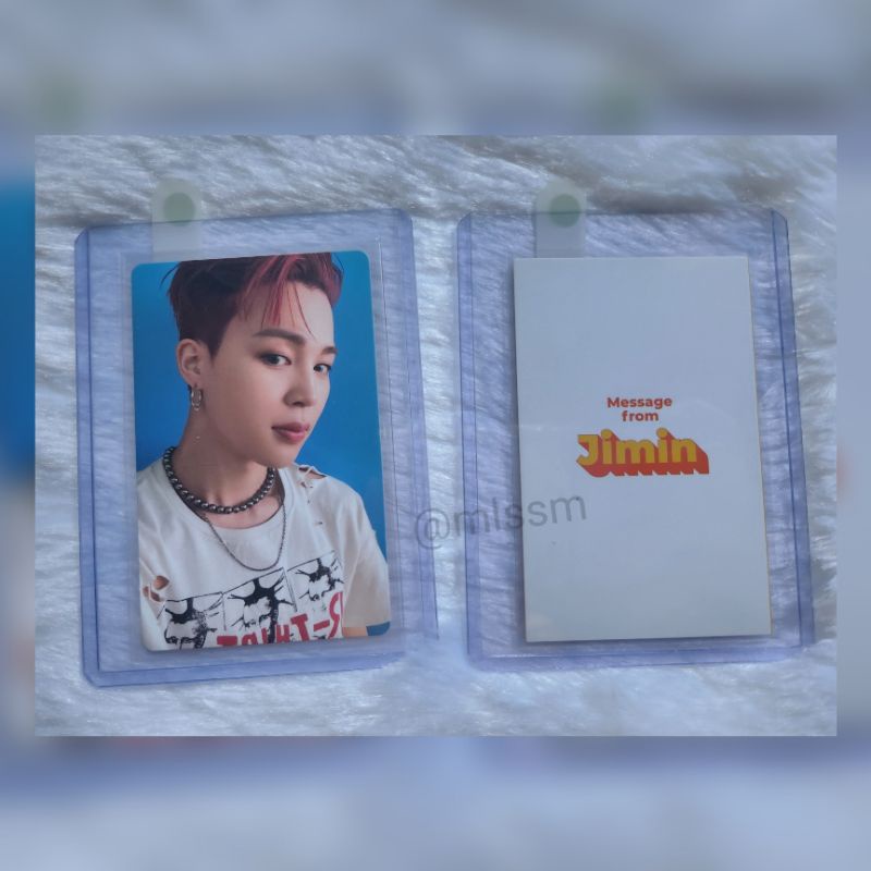BTS Jimin Butter 'Cream' Photocard & Message Card Shopee Philippines