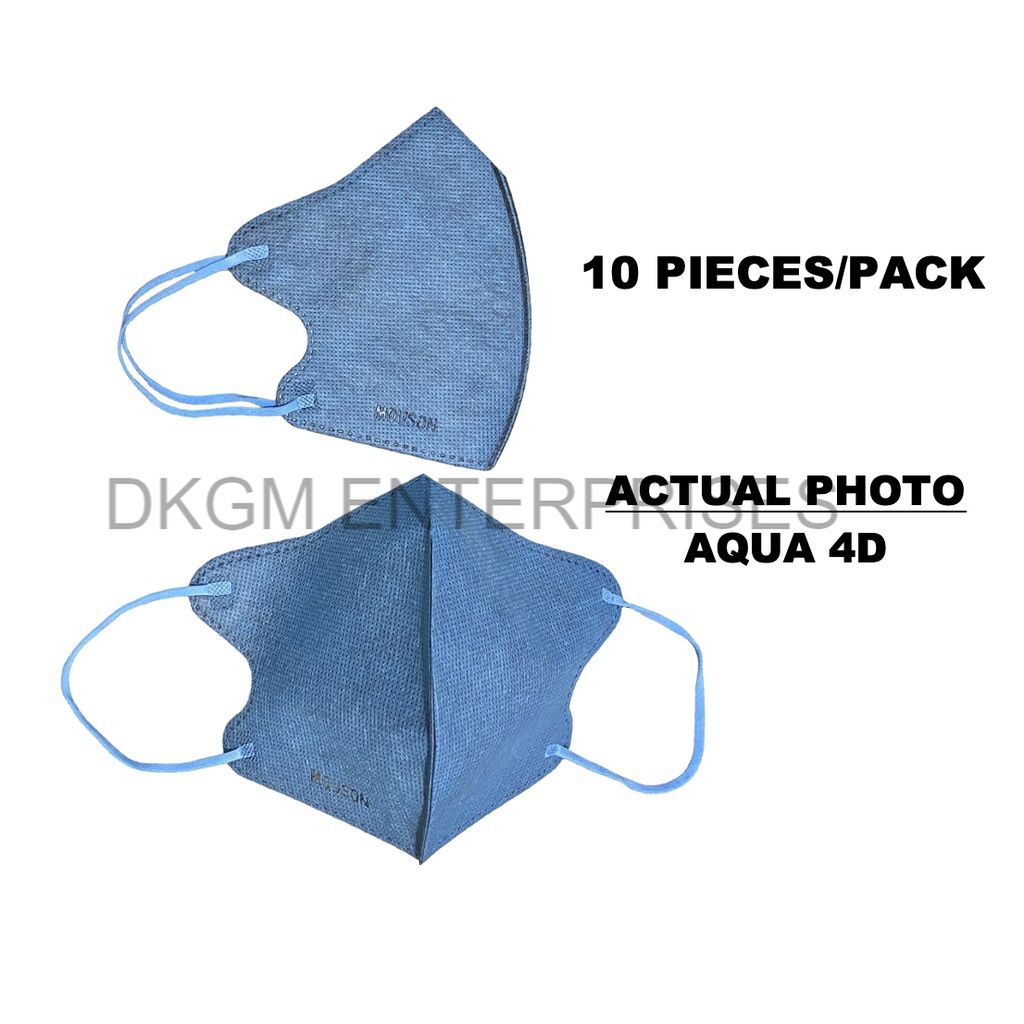 10 PCS Original 4D MOUSON JAPAN KN95 Face Mask 4 LAYERS BETTER THAN