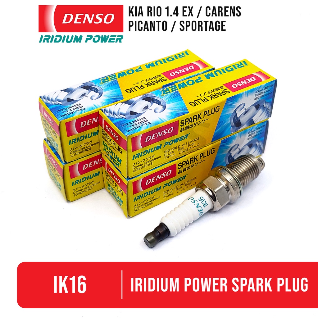 Denso IK16 Iridium Power Spark plug for Kia Rio / Picanto / Sportage ...
