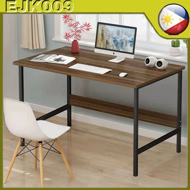PH High Quality Computer Desk Minimalist Wooden Style Study Home Office Table Practical Shopee