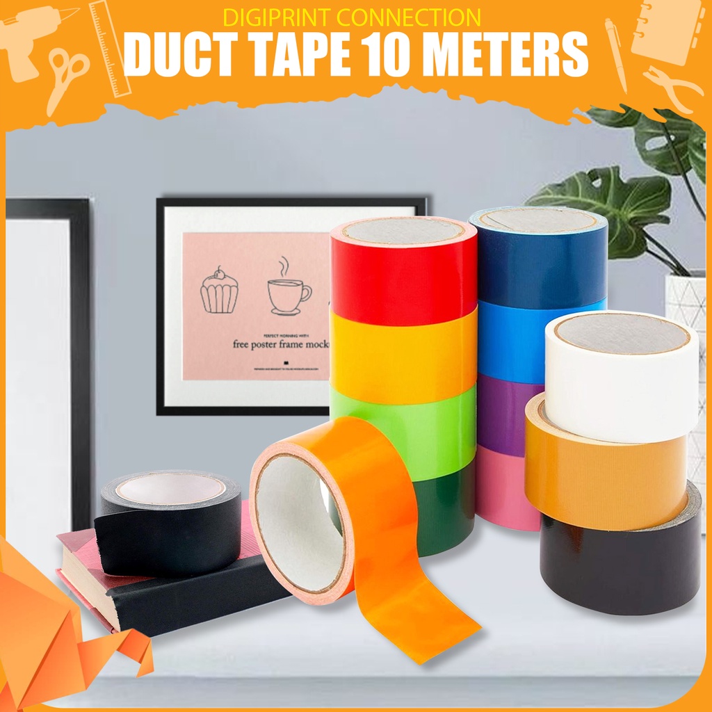 Duct Tape Packaging and Wrapping 2" x 10 Meters Waterproof Duct Fabric