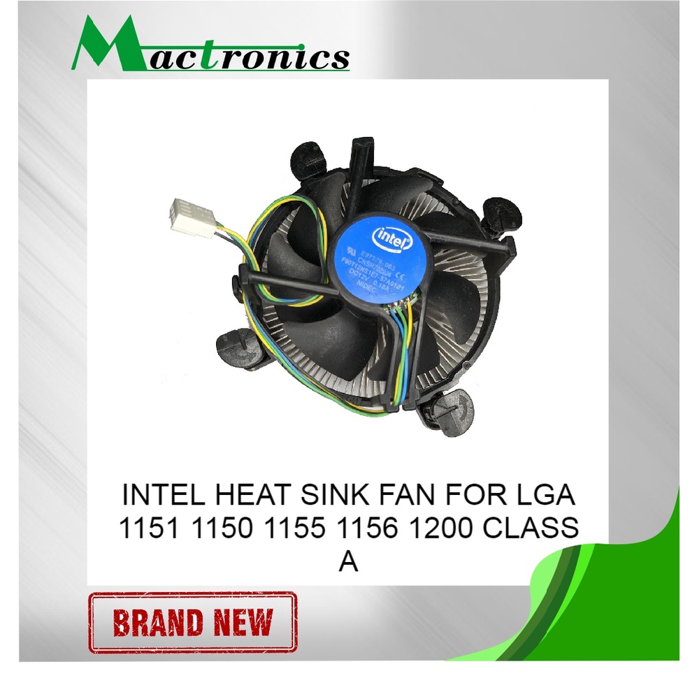 Intel Heat Sink Fan Compatible with all intel processor 6th, 7th, 8th