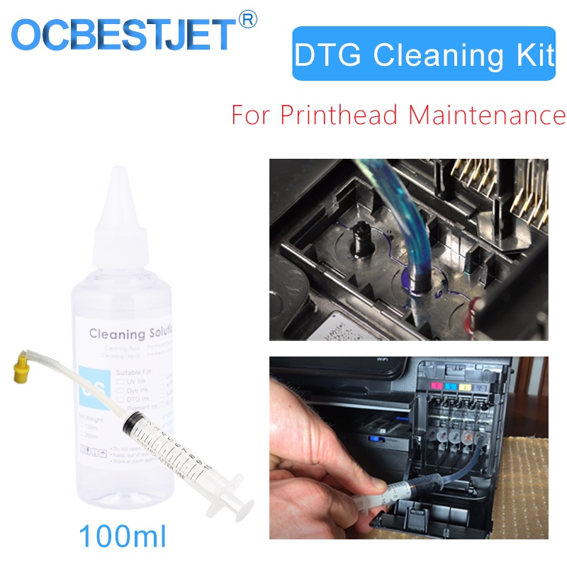 DTG Ink Textile Ink Maintenance Cleaning Liquid Kit For DTG Printer