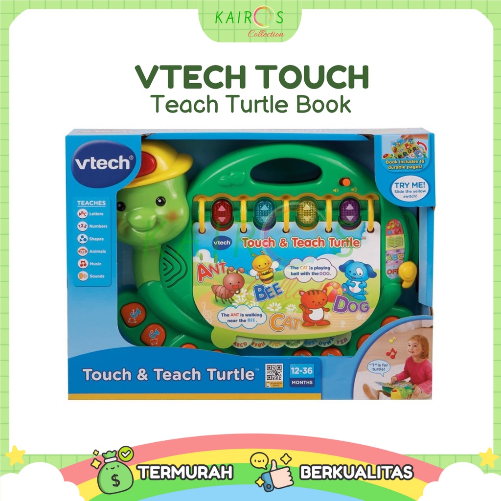 Vtech Touch and Teach Turtle Book | Shopee Philippines