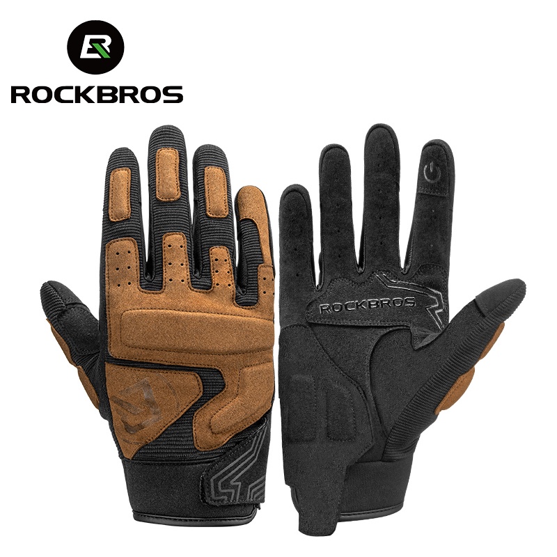 Guanti Invernali ROCKBROS Ciclismo – Antivento, Touch Screen E Vellutati