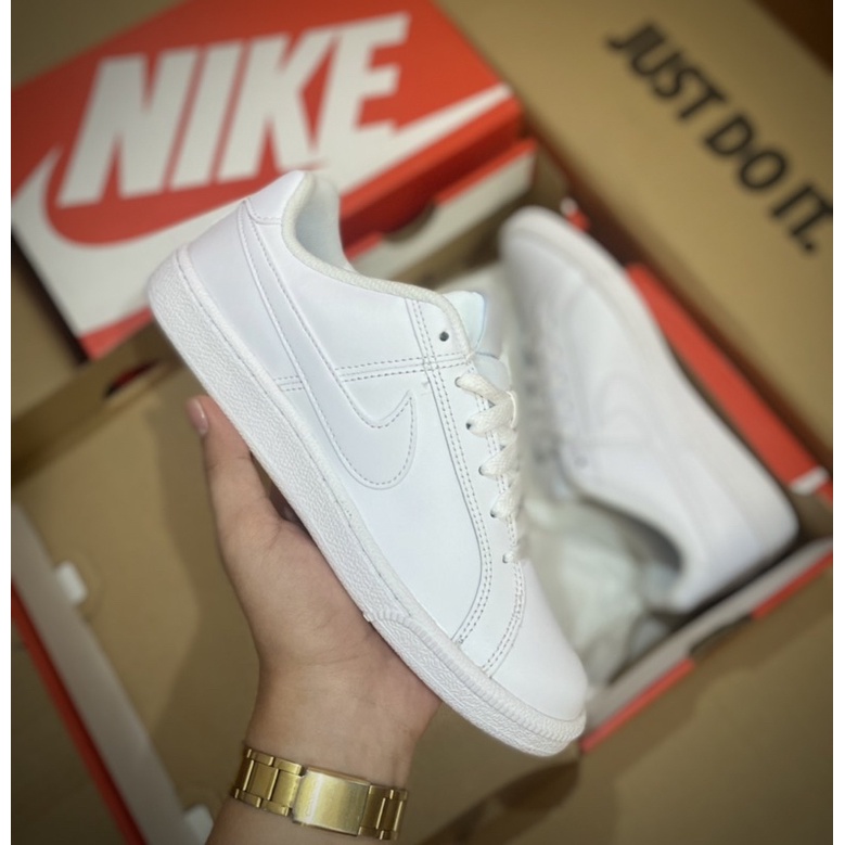 womens white nike court royale