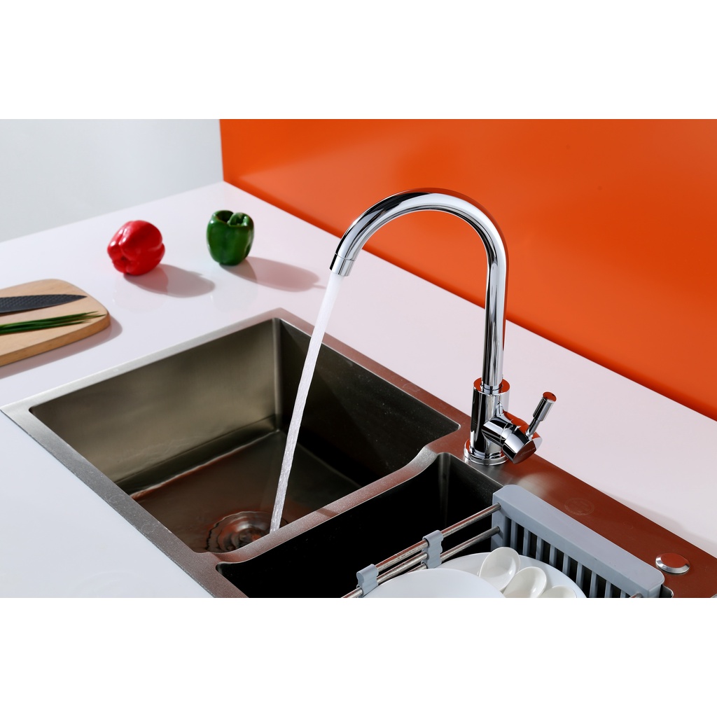 COOPER.PH German faucet stainless steel hot and cold water kitchen 360 ...