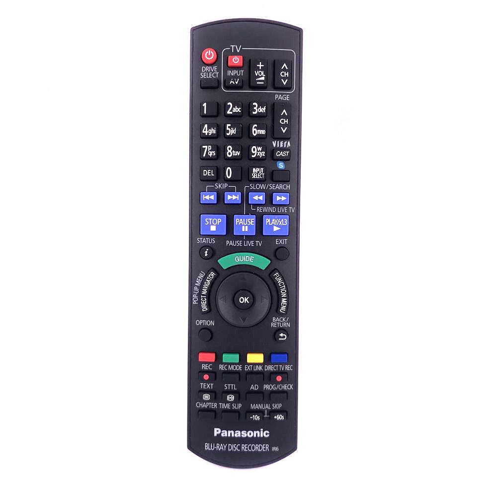 New Replace N2QAYB000614 for Panasonic Bluray DISC RECORDER IR6 Remote