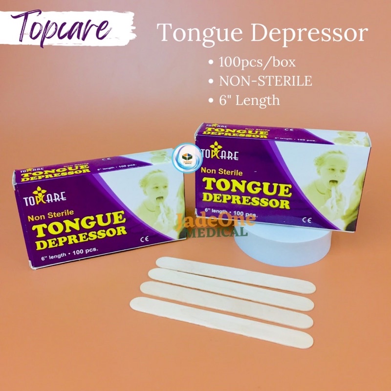 Topcare Tongue Depressor (Nonsterile) 100 pcs Shopee Philippines