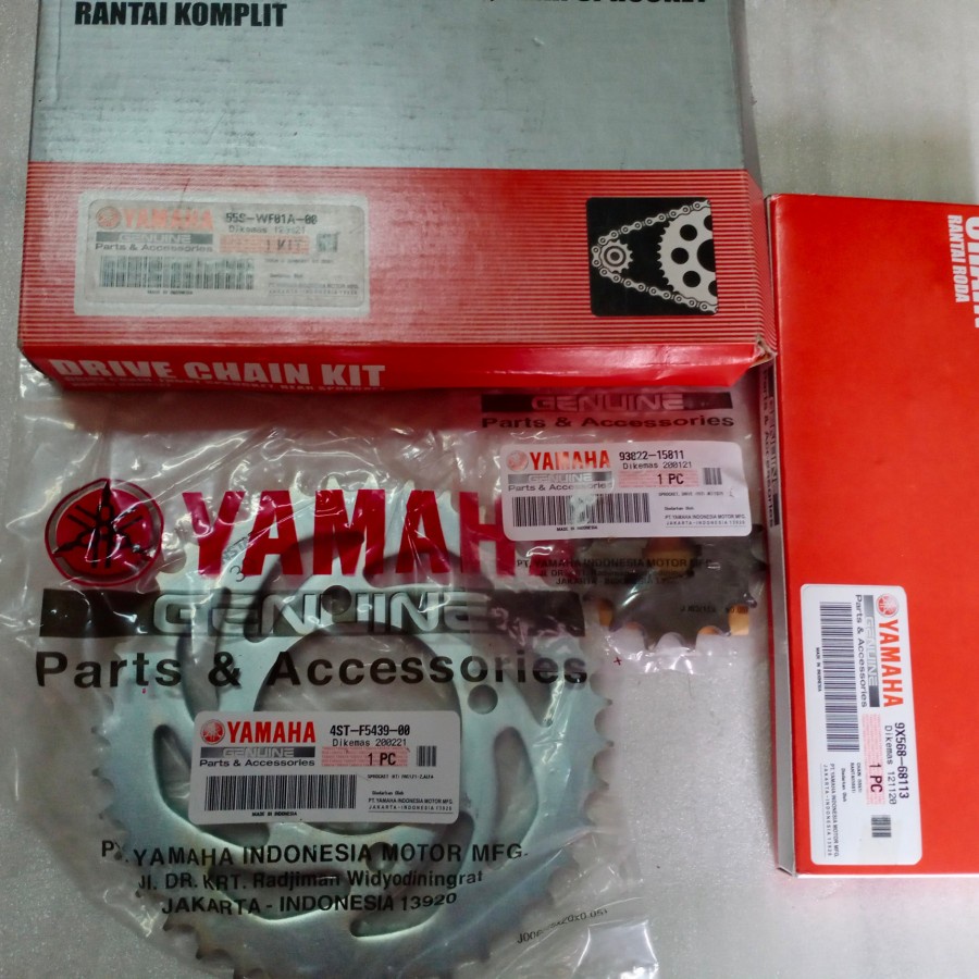 Gear SET GEAR SET YAMAHA JUPITER MX NEW NON Clutch 55SWF01A00