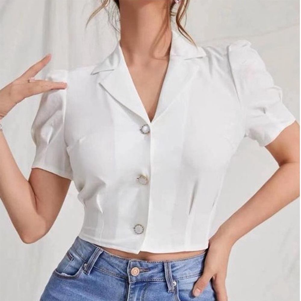 Button Front Bra Top – T/ShirtShoppe