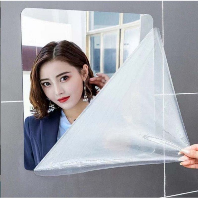 45*45cm Acrylic full body mirror wall sticker Square Self-adhesive ...
