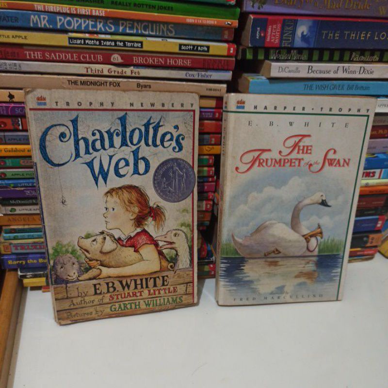 E.B. White Charlotte's web the trumpet of the Swan | Shopee Philippines