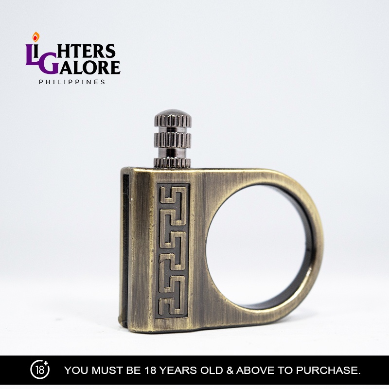 Lighters Galore Match Stick Lighter 3 (Ring Bronze With Plastic Case
